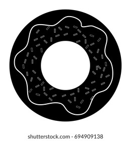 sweet donuts isolated icon