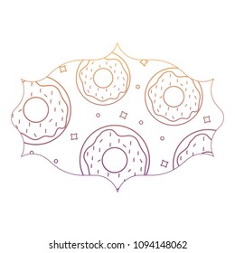 sweet donuts pattern design