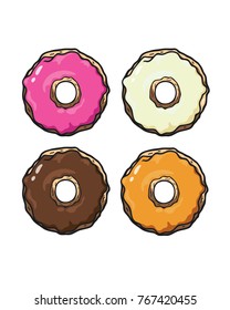 Sweet Donuts Vector Cute 1