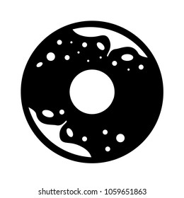 sweet donuts vector icon sign