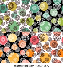 Sweet dots seamless background
