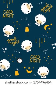 Sweet Dream Cartoon Vector Set 