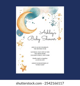 Sweet Dreams Baby Shower Invitation