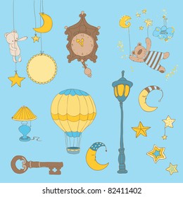 Sweet Dreams - Design Elements For Baby Scrapbook