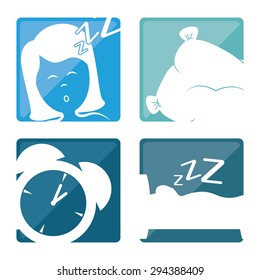 Sweet dreams design, vector illustration eps 10.
