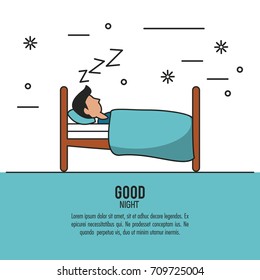 Sweet dreams and good sleep infographic