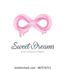 Sweet dreams. Logo for sweet shop