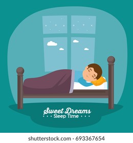 sweet dreams sleeping time icon