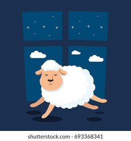 sweet dreams sleeping time icon