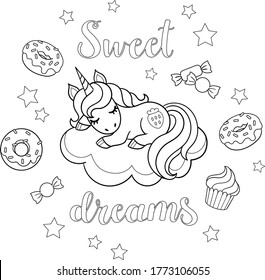 Unicorn Colouring Book Hd Stock Images Shutterstock