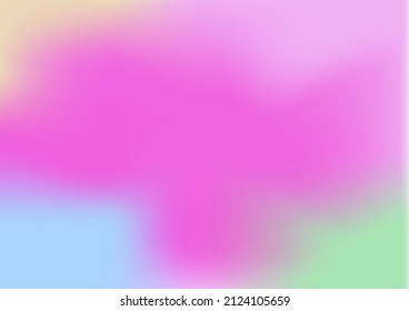 Sweet Dreamy Blurred pastel Background, Smooth Gradient Blue Pink soft Texture Color. For Your Graphic Wallpaper, Cover Book, Banner, watercolor. Vector Illustration