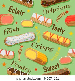 Sweet eclair celebration design