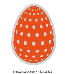 sweet egg paint colorfull isolated icon design, vector illustration  graphic 