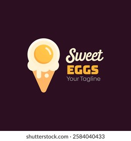 Sweet Eggs Logo Design Template. Good for Business, Agency, Community and Organization