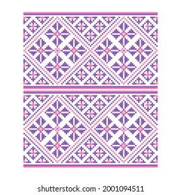 Patrón de tela dulce Diseño de hmong 