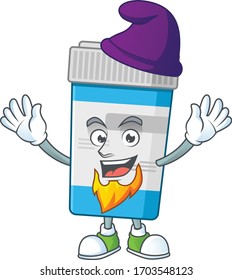 Sweet fairytale of medical bottle Elf cartoon character