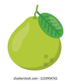Sweet fleshy fruit with small seeds inside depicting guava 