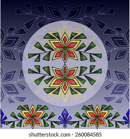 Sweet floral patterns reflect the nature.