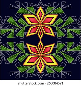 Sweet floral patterns reflect the nature.