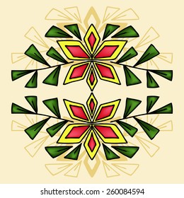Sweet floral patterns reflect the nature.
