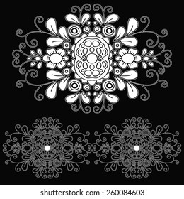 Sweet floral patterns reflect the nature.