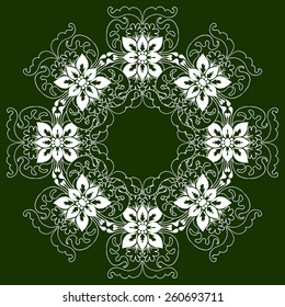 Sweet floral patterns reflect the nature. 