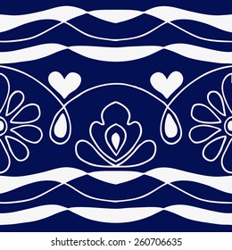 Sweet floral patterns reflect the nature. 