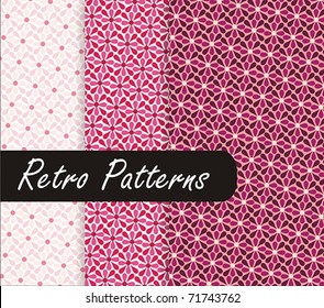 Sweet Floral Retro Patterns