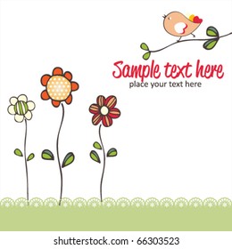 sweet flower card