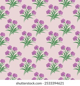 Sweet flower watercolor seamless pattern.Seamless vector texture. seamless flower pattern on black.