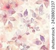 watercolor floral seamless
