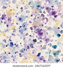 Sweet flower watercolor seamless pattern.soft pastel colors water color seamless pattern for beauty products or other.