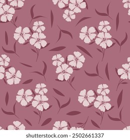 Sweet flower watercolor seamless pattern.soft pastel colors water color seamless pattern for beauty products or other