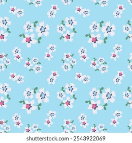 Cor de água de flor doce padrão sem costura.cores pastel macio cor de água padrão sem costura para produtos de beleza ou outro