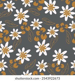 Sweet flower watercolor seamless pattern.soft pastel colors water color seamless pattern for beauty products or other