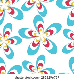 Sweet flower watercolor seamless pattern.soft pastel colors water color seamless pattern for beauty products or other.