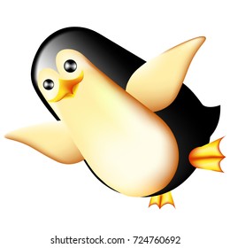 Sweet flying penguin