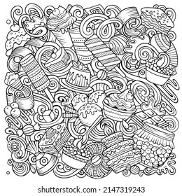 7,446 Chocolate Coloring Page Images, Stock Photos & Vectors | Shutterstock