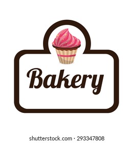 Sweet food design over white background, vector illustration