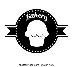 Sweet food design over white background, vector illustration