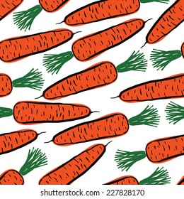 Sweet fresh carrot background