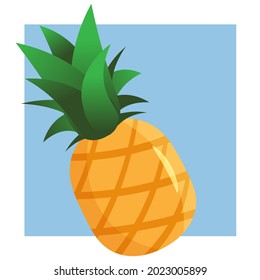 süße frische Ananas oder Ananas Früchte. Veganisches oder vegetarisches gesundes Essen