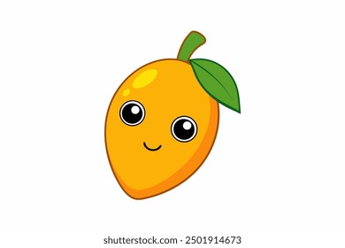 A sweet fruit vector art in white background illustration