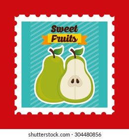 sweet fruits design, vector illustration eps10 graphic 
