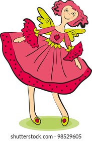 sweet, funny and beautiful strawberry fairy