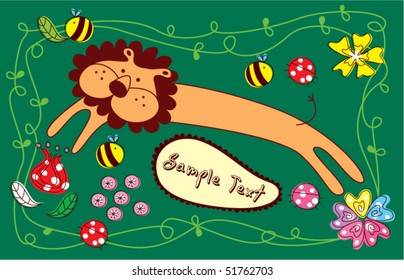 sweet garden of lion