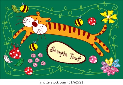 sweet garden of tiger