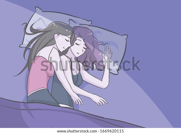 gay anime couple cuddles