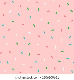 Sweet glaze texture. Cute seamless pattern. Vector illustration.