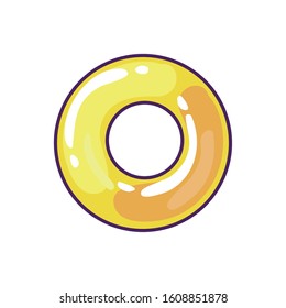 Sweet gummies confetti isolated icon vector illustration design
